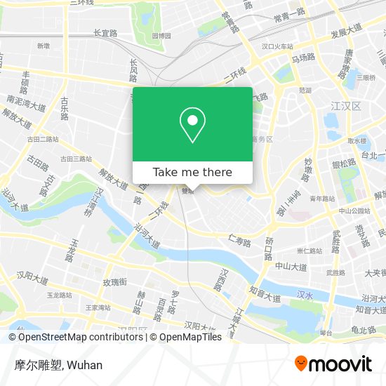 摩尔雕塑 map