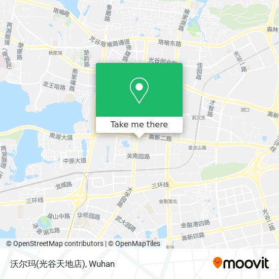 沃尔玛(光谷天地店) map