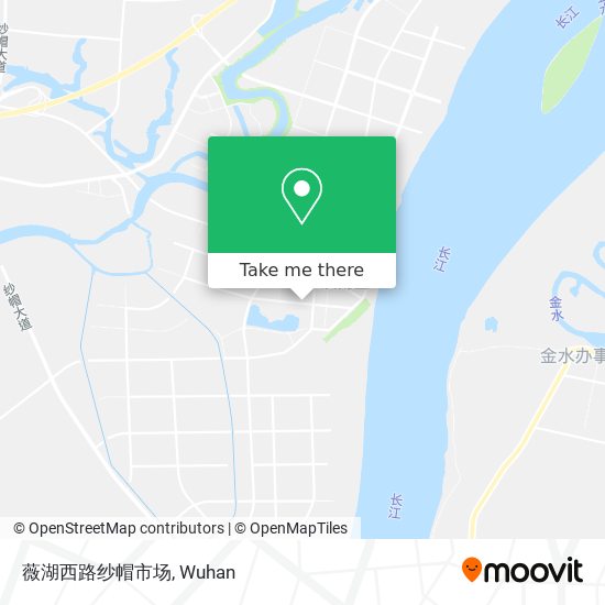 薇湖西路纱帽市场 map