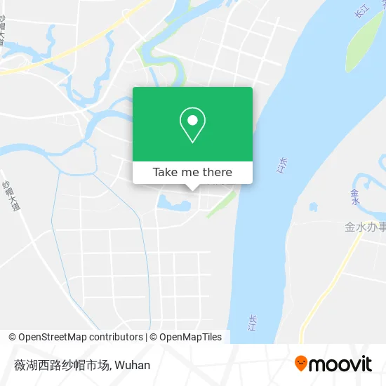 薇湖西路纱帽市场 map