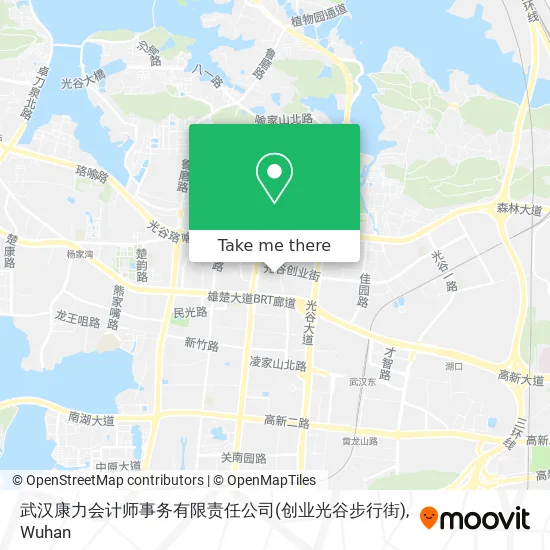 武汉康力会计师事务有限责任公司(创业光谷步行街) map