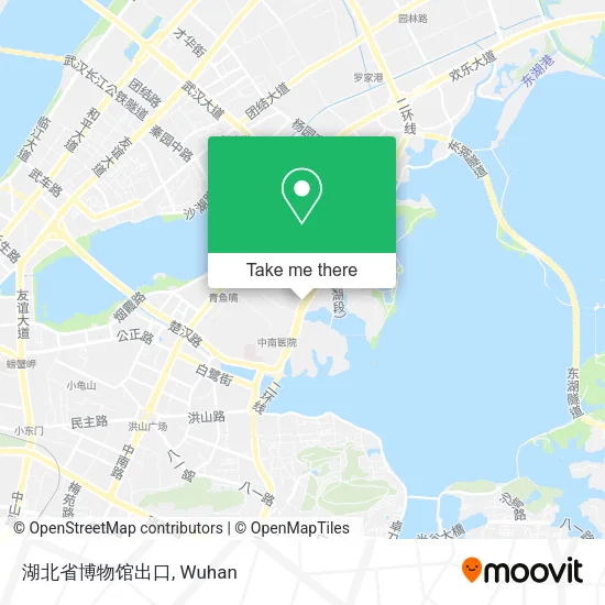湖北省博物馆出口 map