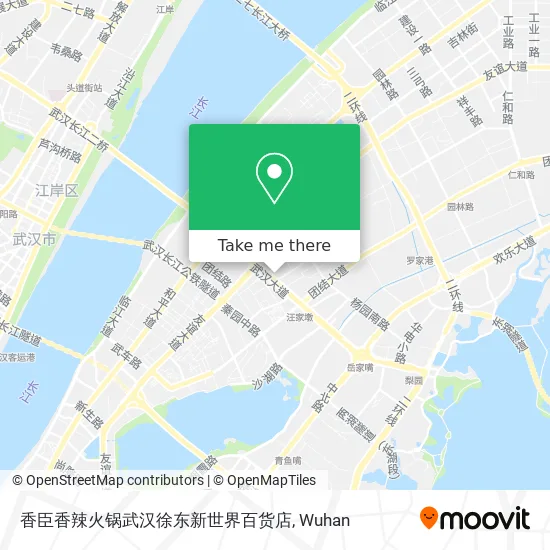 香臣香辣火锅武汉徐东新世界百货店 map