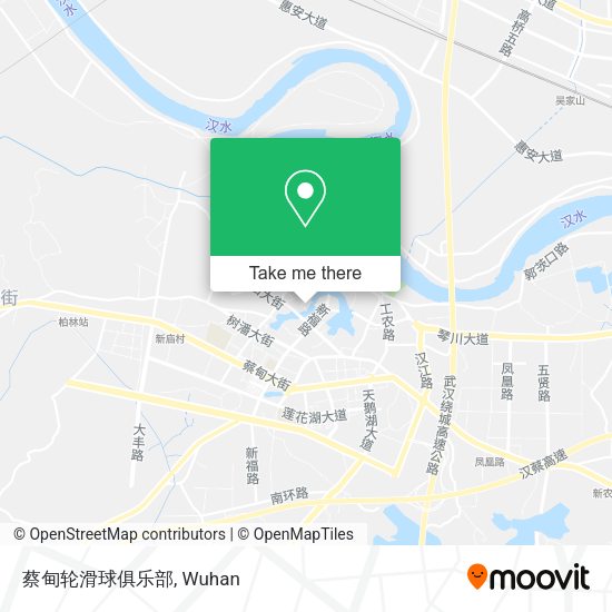 蔡甸轮滑球俱乐部 map