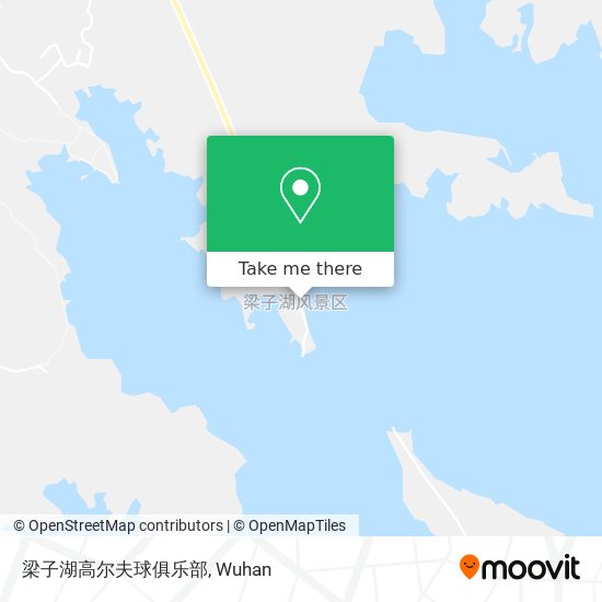 梁子湖高尔夫球俱乐部 map
