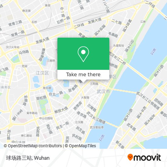 球场路三站 map