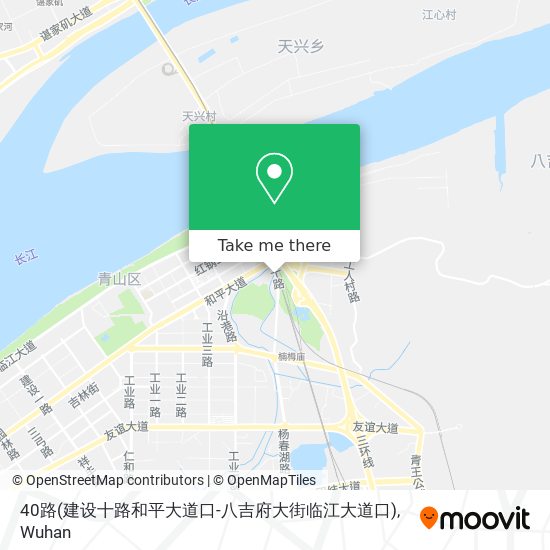 40路(建设十路和平大道口-八吉府大街临江大道口) map