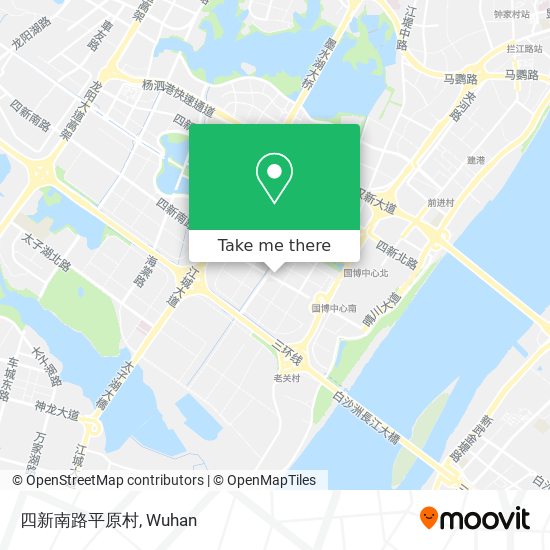 四新南路平原村 map