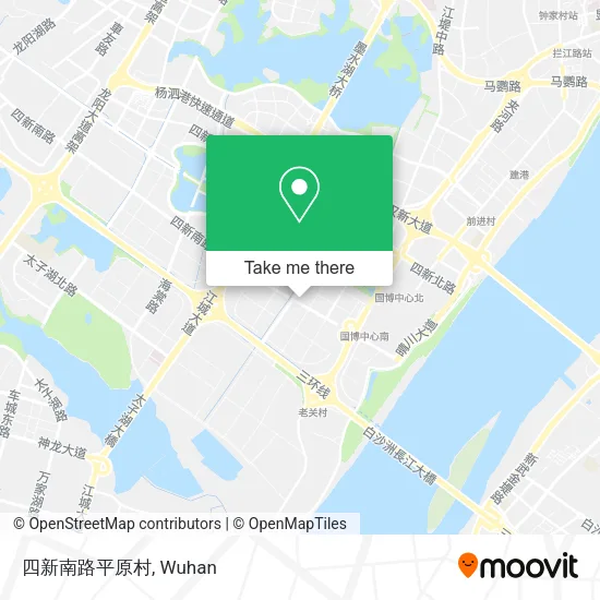 四新南路平原村 map