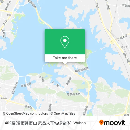 402路(鲁磨路磨山-武昌火车站综合体) map