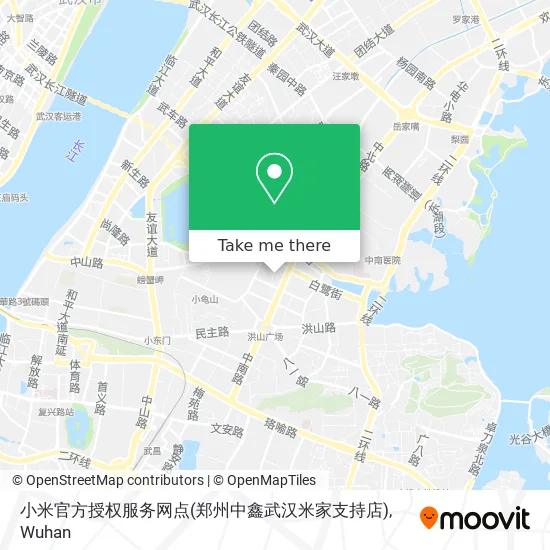 小米官方授权服务网点(郑州中鑫武汉米家支持店) map