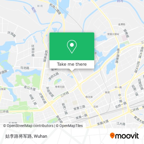 姑李路将军路 map
