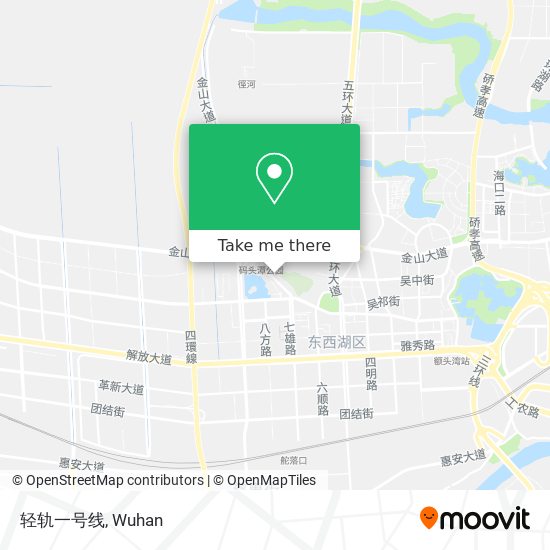 轻轨一号线 map