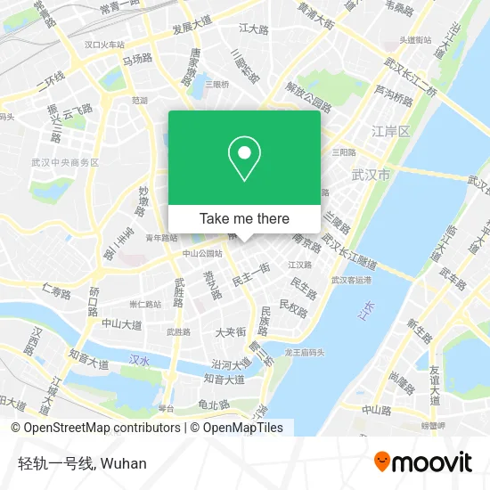 轻轨一号线 map