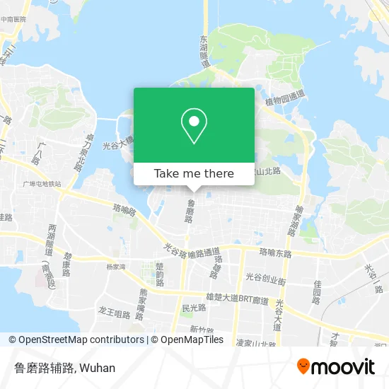 鲁磨路辅路 map