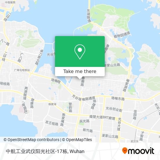 中航工业武仪阳光社区-17栋 map