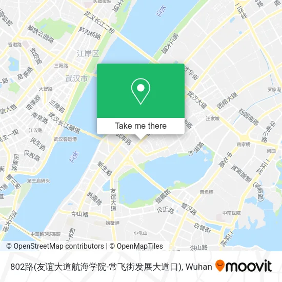 802路(友谊大道航海学院-常飞街发展大道口) map