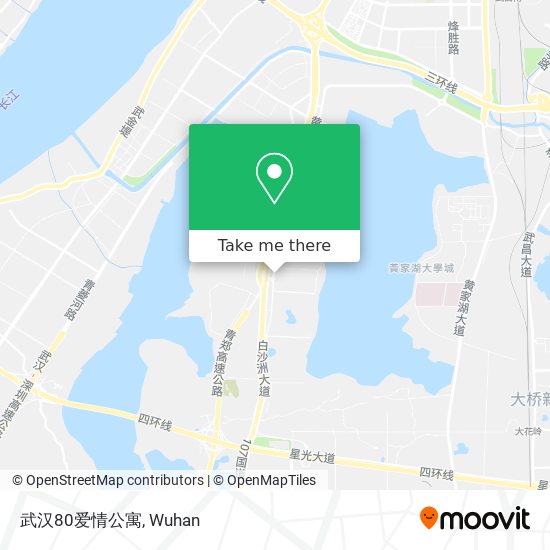 武汉80爱情公寓 map