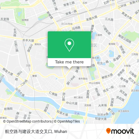 航空路与建设大道交叉口 map