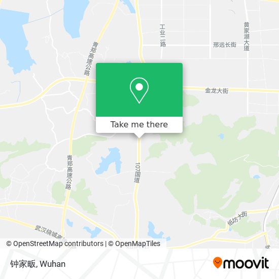 钟家畈 map