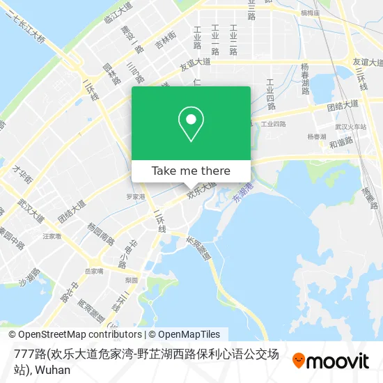 777路(欢乐大道危家湾-野芷湖西路保利心语公交场站) map