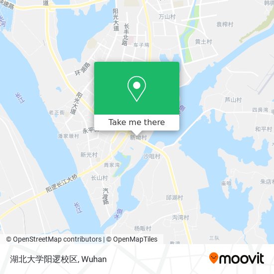 湖北大学阳逻校区 map