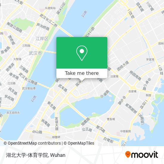湖北大学-体育学院 map