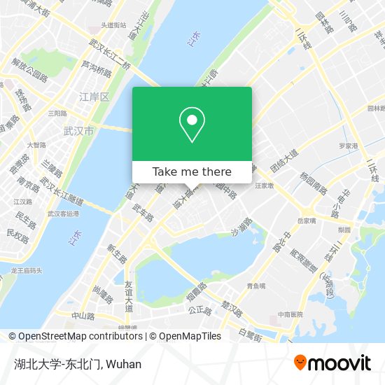 湖北大学-东北门 map