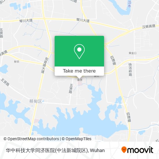 华中科技大学同济医院(中法新城院区) map