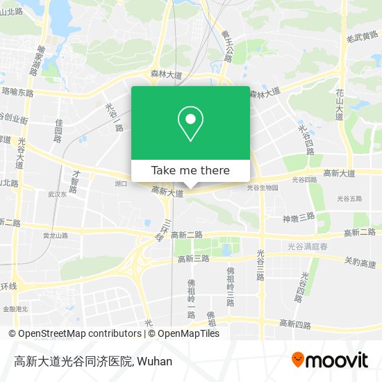 高新大道光谷同济医院 map