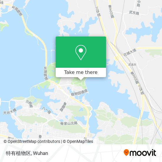 特有植物区 map