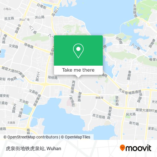 虎泉街地铁虎泉站 map