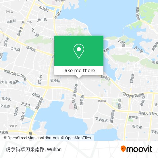 虎泉街卓刀泉南路 map