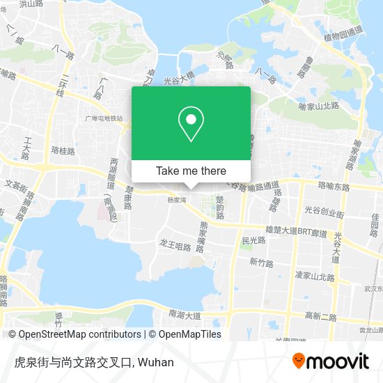 虎泉街与尚文路交叉口 map