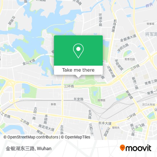 金银湖东三路 map
