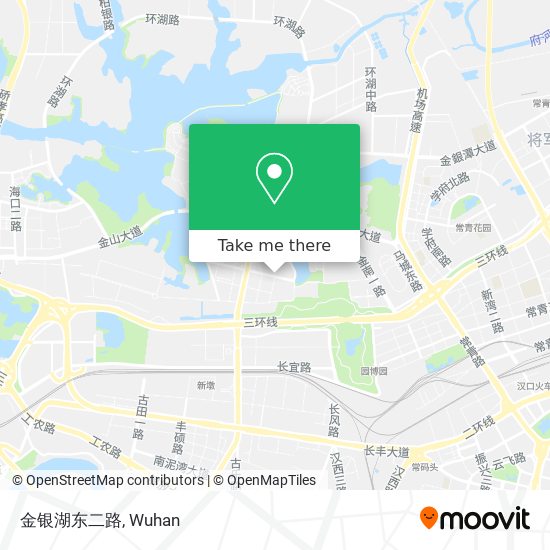 金银湖东二路 map