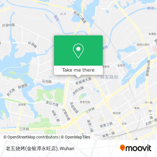 老五烧烤(金银潭永旺店) map