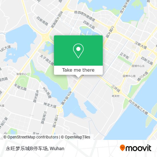 永旺梦乐城B停车场 map