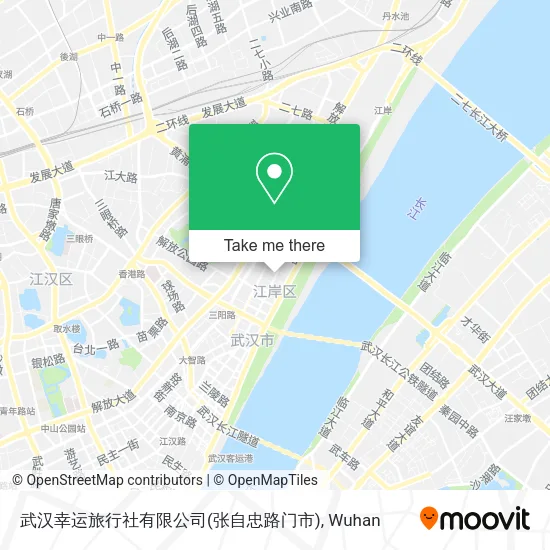 武汉幸运旅行社有限公司(张自忠路门市) map