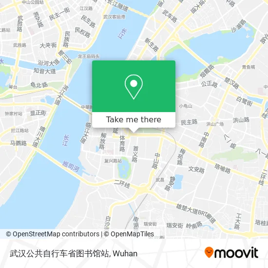 武汉公共自行车省图书馆站 map