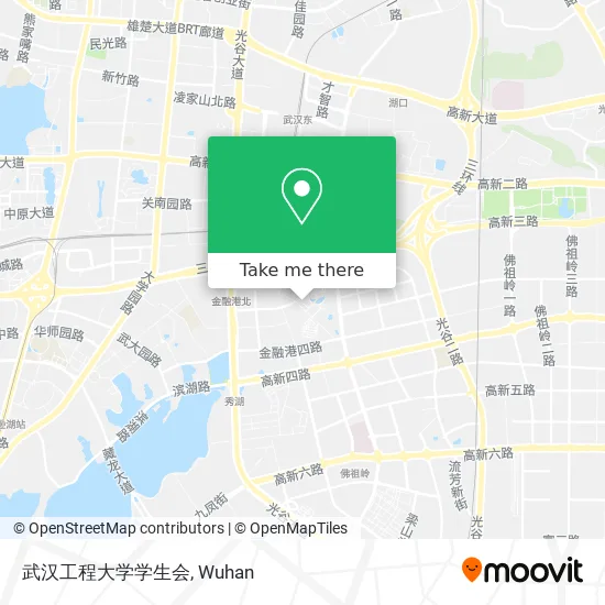 武汉工程大学学生会 map
