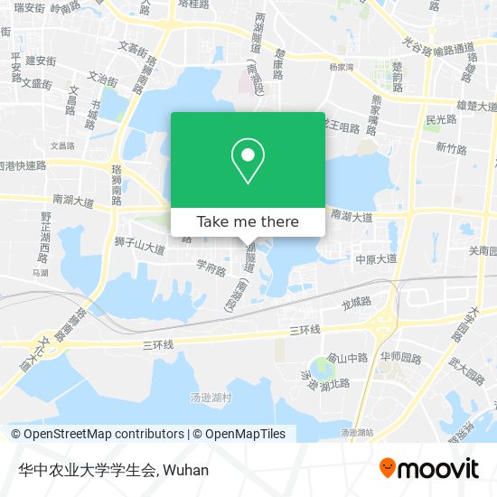 华中农业大学学生会 map