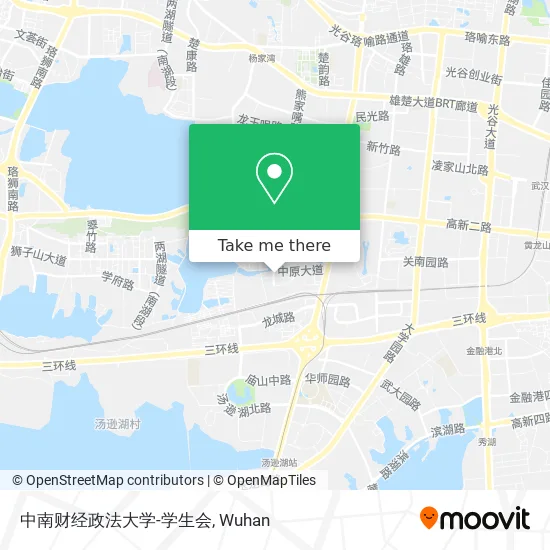 中南财经政法大学-学生会 map