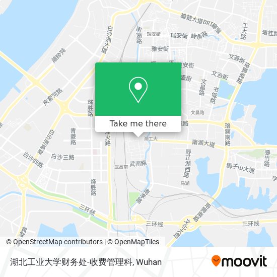 湖北工业大学财务处-收费管理科 map