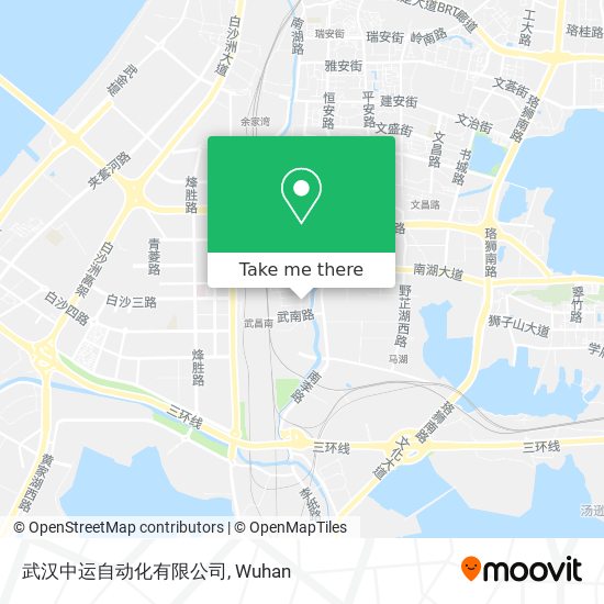 武汉中运自动化有限公司 map