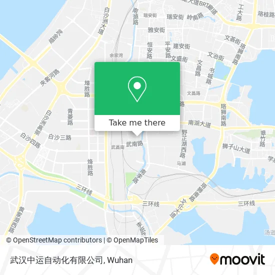 武汉中运自动化有限公司 map