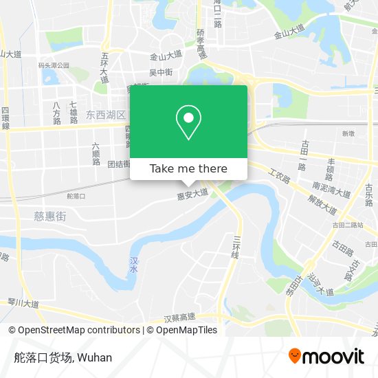 舵落口货场 map