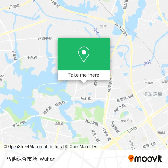 马他综合市场 map