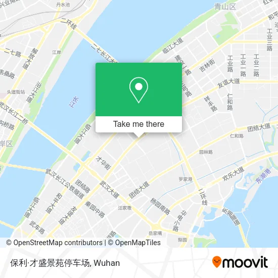 保利·才盛景苑停车场 map