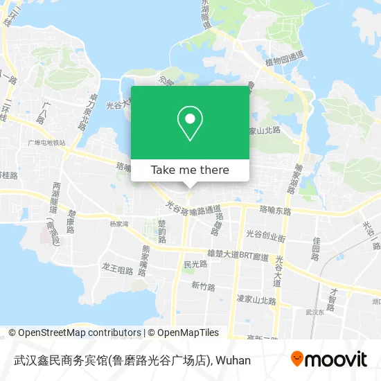 武汉鑫民商务宾馆(鲁磨路光谷广场店) map